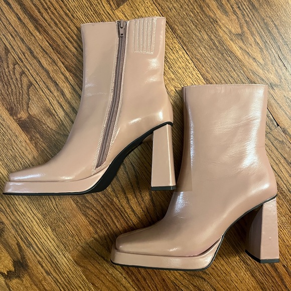 NWOT Jefferey Campbell Maximal-Lo Boots in Pink, Size 8 - Picture 8 of 12